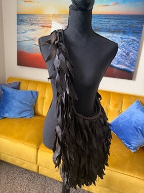 Leather Fringe Purse